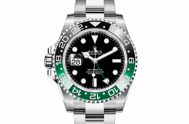 ROLEX GMT-MASTER II OYSTER 40 MM OYSTERSTEEL BLACK DIAL M126720VTNR-0001