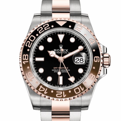 ROLEX GMT-MASTER II OYSTER 40 MM OYSTERSTEEL AND EVEROSE GOLD BLACK DIAL M126711CHNR-0002
