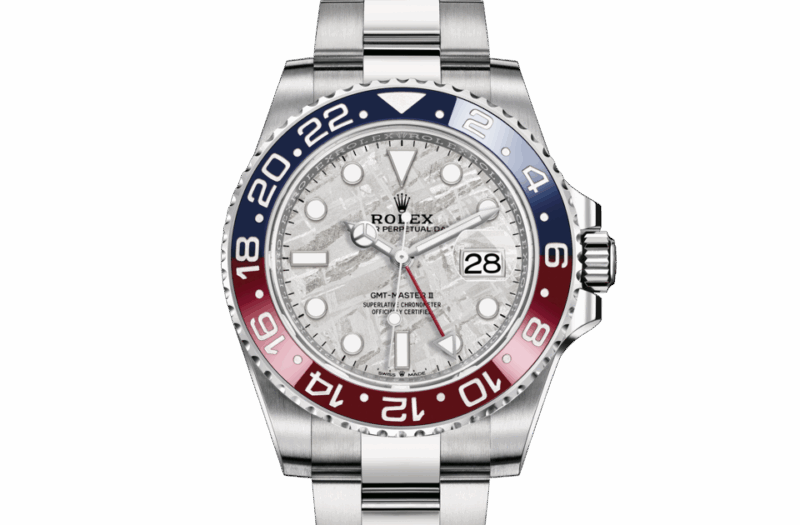 ROLEX GMT-MASTER II OYSTER 40 MM WHITE GOLD METEORITE DIAL M126719BLRO-0002