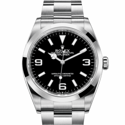 ROLEX EXPLORER OYSTER 36 MM OYSTERSTEEL BLACK DIAL M124270-0001