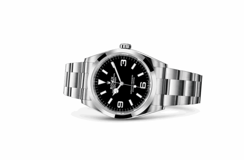 ROLEX EXPLORER OYSTER 36 MM OYSTERSTEEL BLACK DIAL M124270-0001 - Image 2
