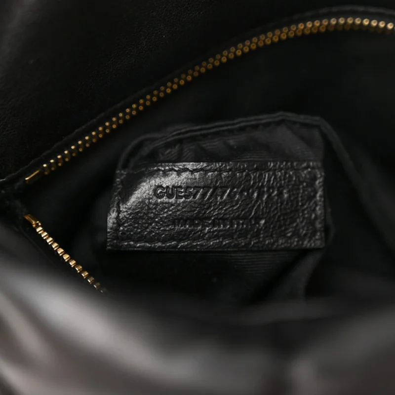 SAINT LAURENT SMALL LOULOU CHAIN SATCHEL BLACK QUILTED PUFFER MONOGRAM LAMBSKIN LEATHER GOLD HARDWARE - Image 10