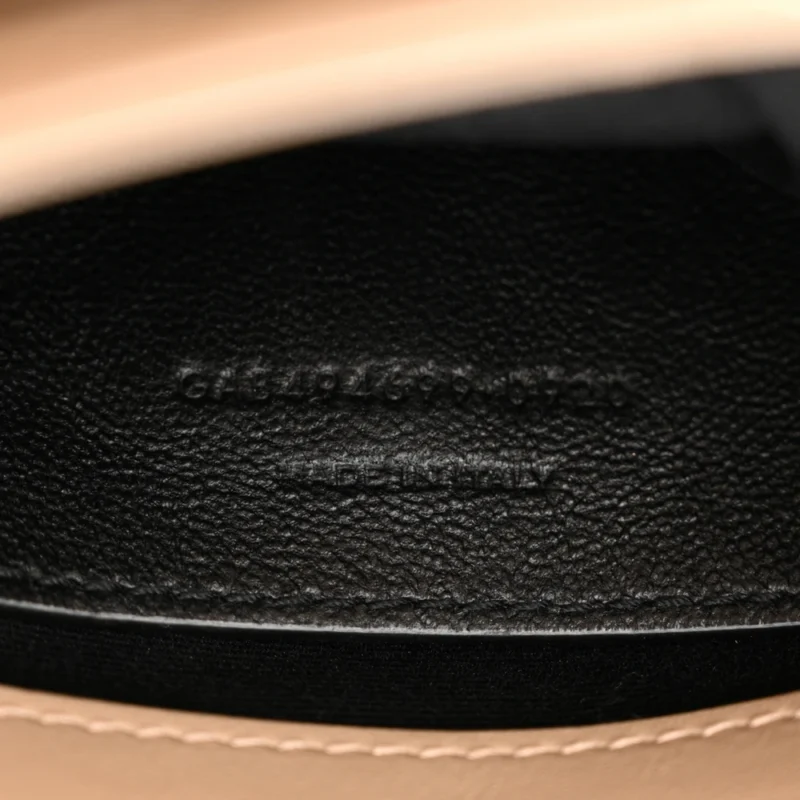 SAINT LAURENT SMALL LOULOU CHAIN SATCHEL DARK BEIGE Y-QUILTED MONOGRAM CALFSKIN LEATHER GOLD HARDWARE - Image 9