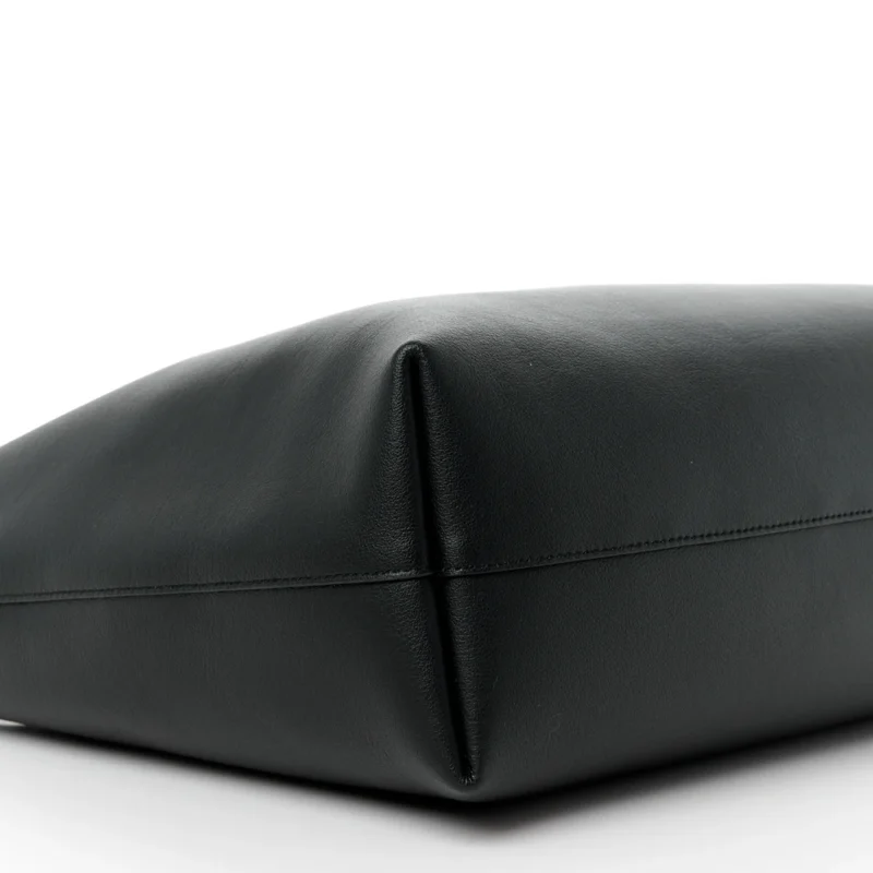 SAINT LAURENT LARGE SHOPPING TOTE BLACK CALFSKIN LEATHER - Image 5