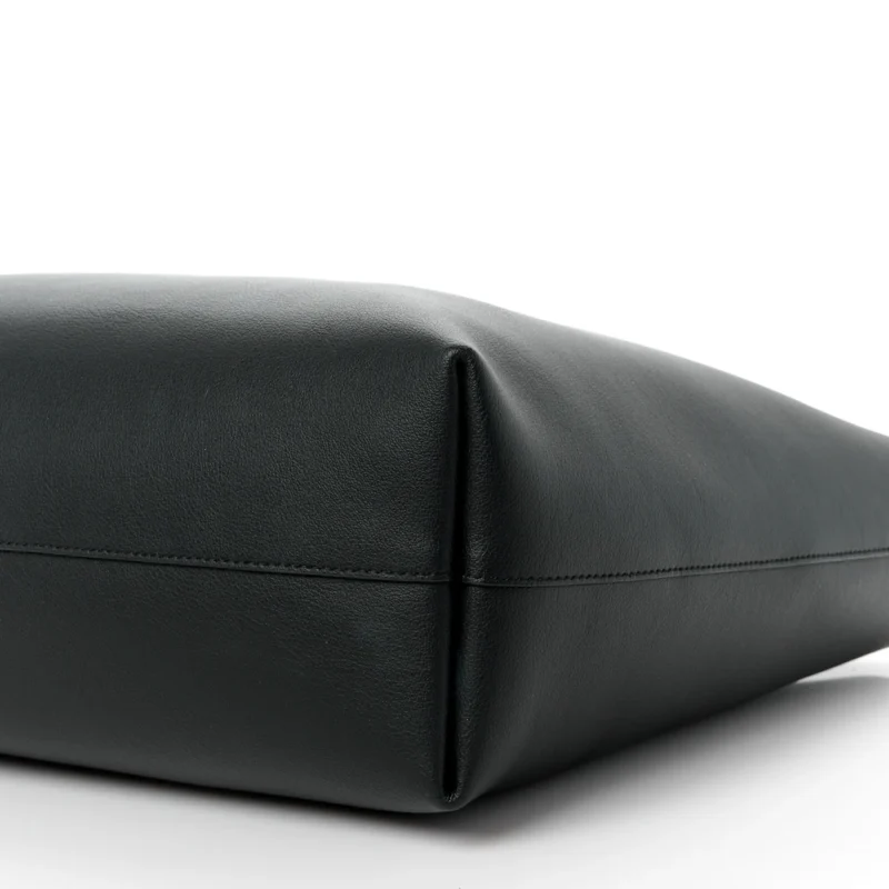 SAINT LAURENT LARGE SHOPPING TOTE BLACK CALFSKIN LEATHER - Image 6
