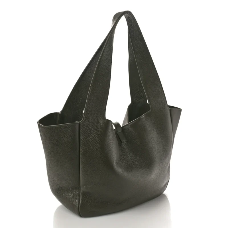 SAINT LAURENT LARGE BEA TOTE MUSK GRAINED GRAINED DEERSKIN LEATHER AGED GOLD HARDWARE - Image 3