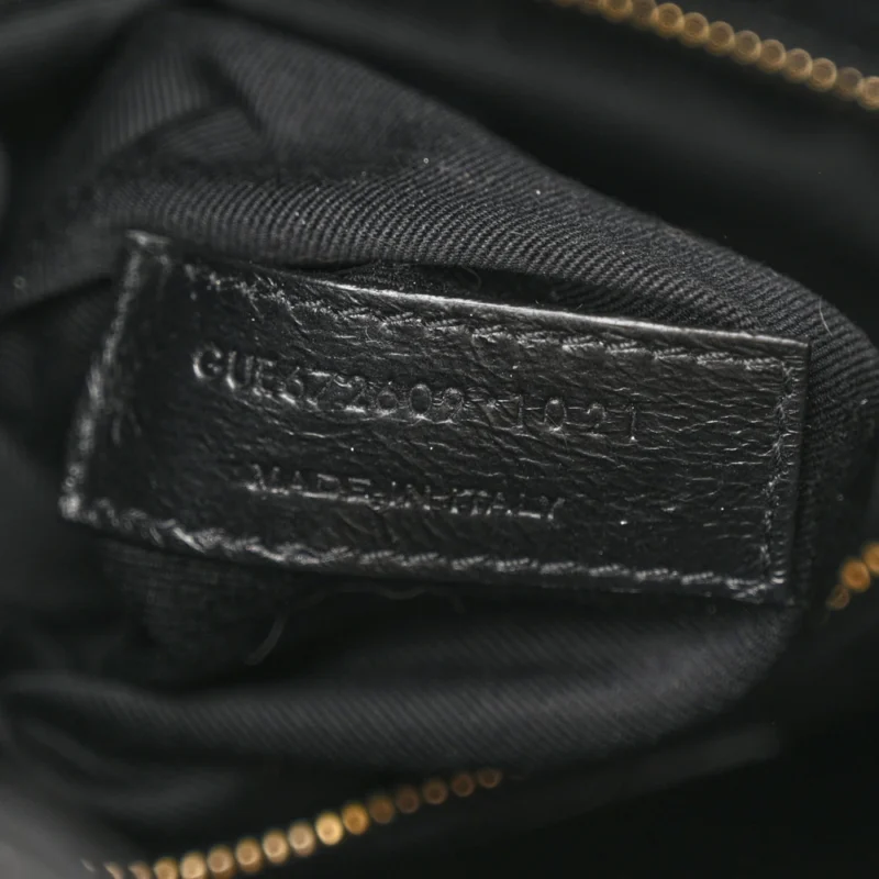 SAINT LAURENT MEDIUM JOE BACKPACK BLACK MONOGRAM LAMBSKIN MATELASSE LEATHER GOLD HARDWARE - Image 10
