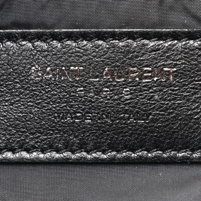 SAINT LAURENT MEDIUM LE 5 ?? 7 HOBO BLACK ECONYL NYLON BLACK HARDWARE - Image 2
