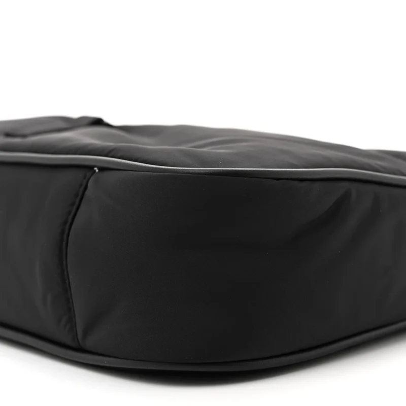 SAINT LAURENT MEDIUM LE 5 ?? 7 HOBO BLACK ECONYL NYLON BLACK HARDWARE - Image 5