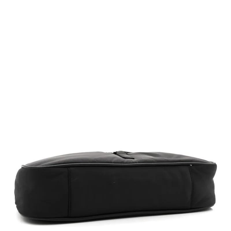 SAINT LAURENT MEDIUM LE 5 ?? 7 HOBO BLACK ECONYL NYLON BLACK HARDWARE - Image 6