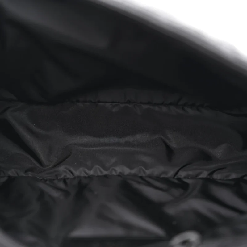 SAINT LAURENT MEDIUM LE 5 ?? 7 HOBO BLACK ECONYL NYLON BLACK HARDWARE - Image 7