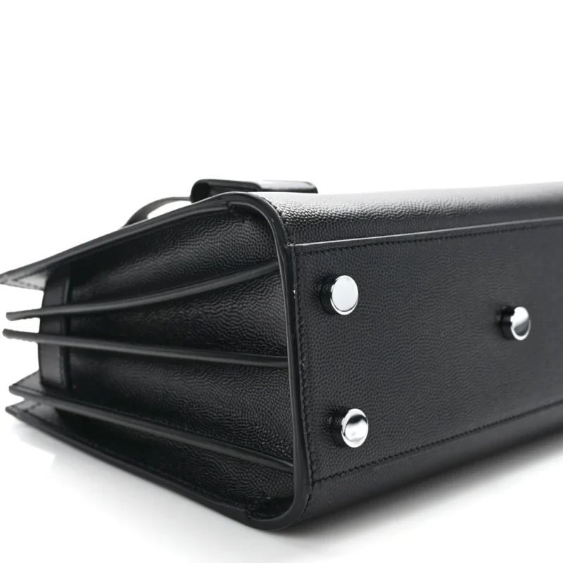 SAINT LAURENT NANO SAC DE JOUR BLACK GRAINED CALFSKIN LEATHER - Image 3
