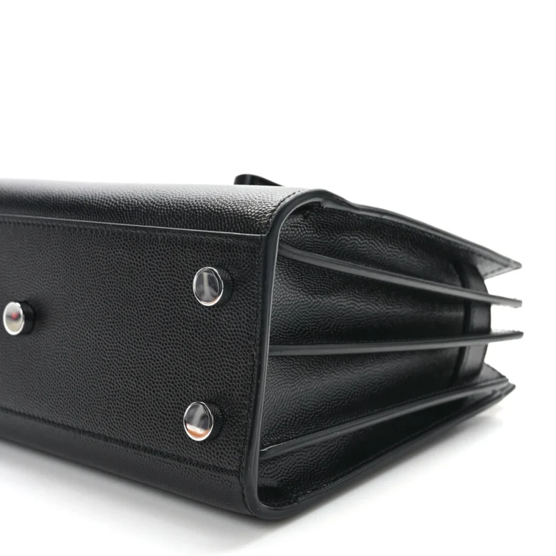 SAINT LAURENT NANO SAC DE JOUR BLACK GRAINED CALFSKIN LEATHER - Image 4