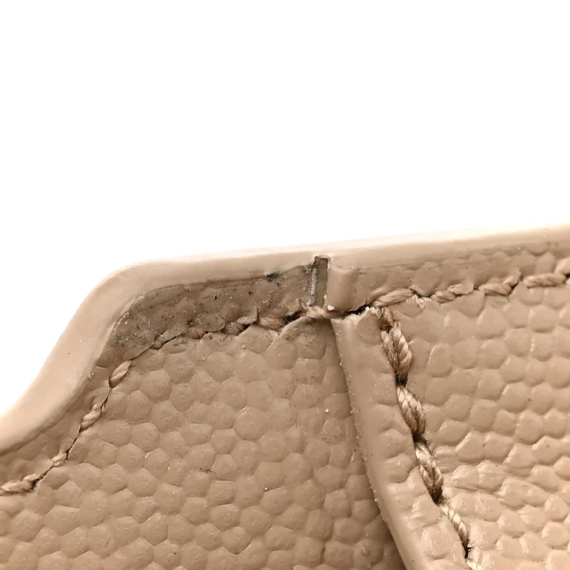 SAINT LAURENT MINI CASSANDRA TOP HANDLE CREMA SOFT CLASSIC MONOGRAM GRAIN DE POUDRE LEATHER AGED GOLD HARDWARE - Image 10