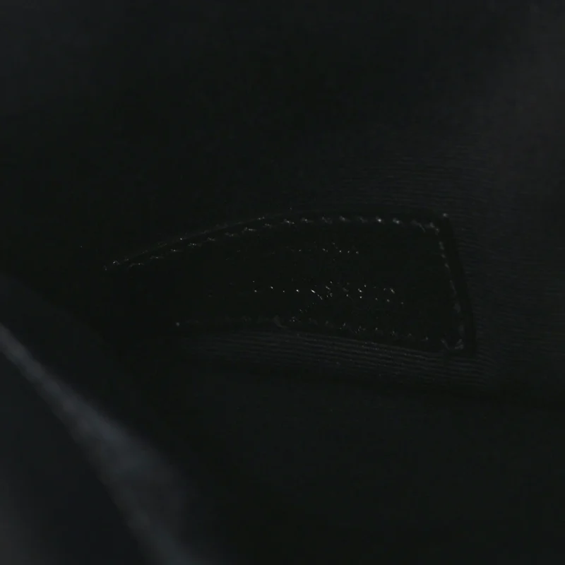 SAINT LAURENT MEDIUM UPTOWN CLUTCH BLACK CHEVRON MONOGRAM CALFSKIN MATELASSE LEATHER GOLD HARDWARE - Image 8