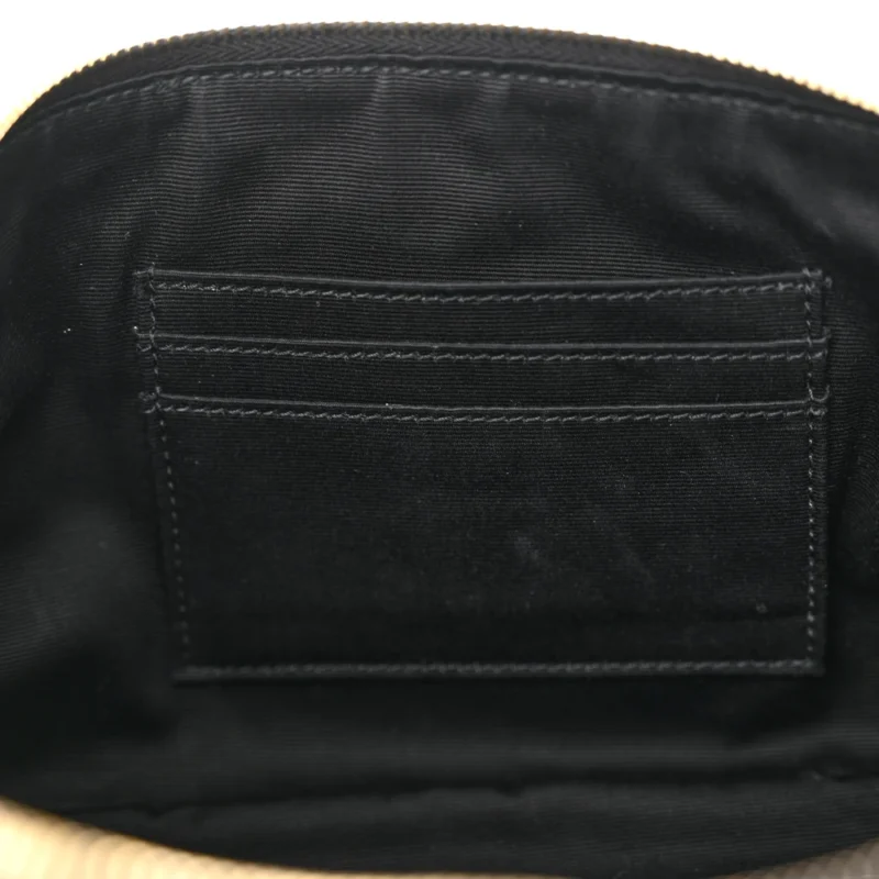 SAINT LAURENT SMALL BELT BAG BLACK MONOGRAM GRAIN DE POUDRE LEATHER GOLD HARDWARE - Image 11