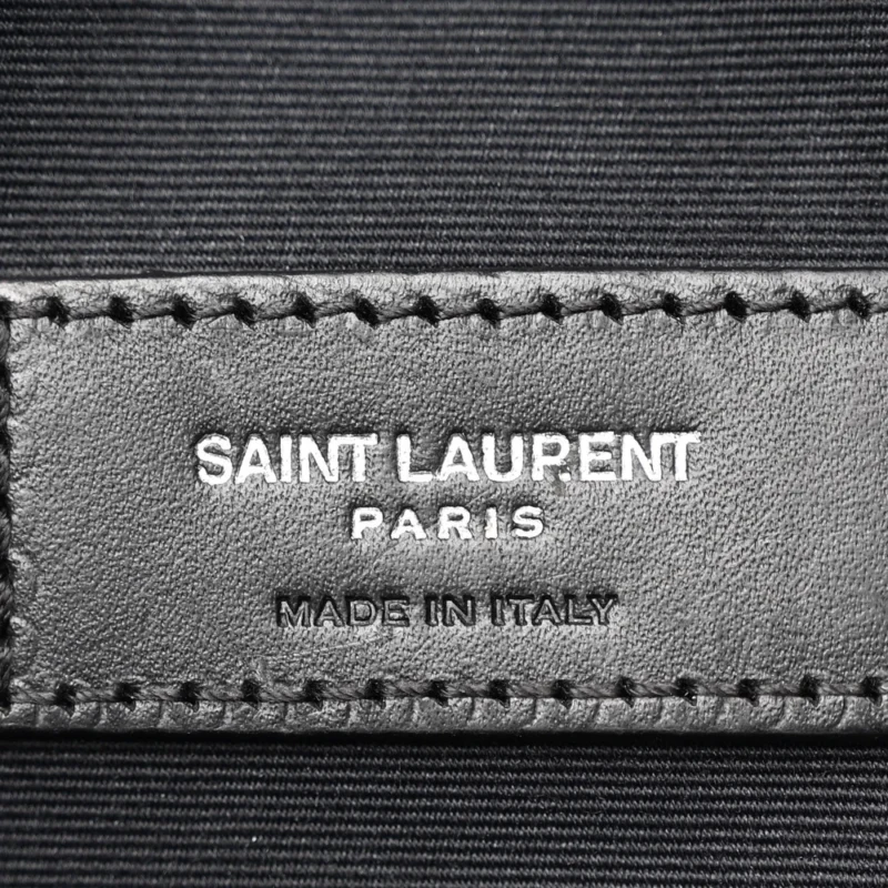 SAINT LAURENT SMALL BELT BAG BLACK CLASSIC CANVAS - Image 2