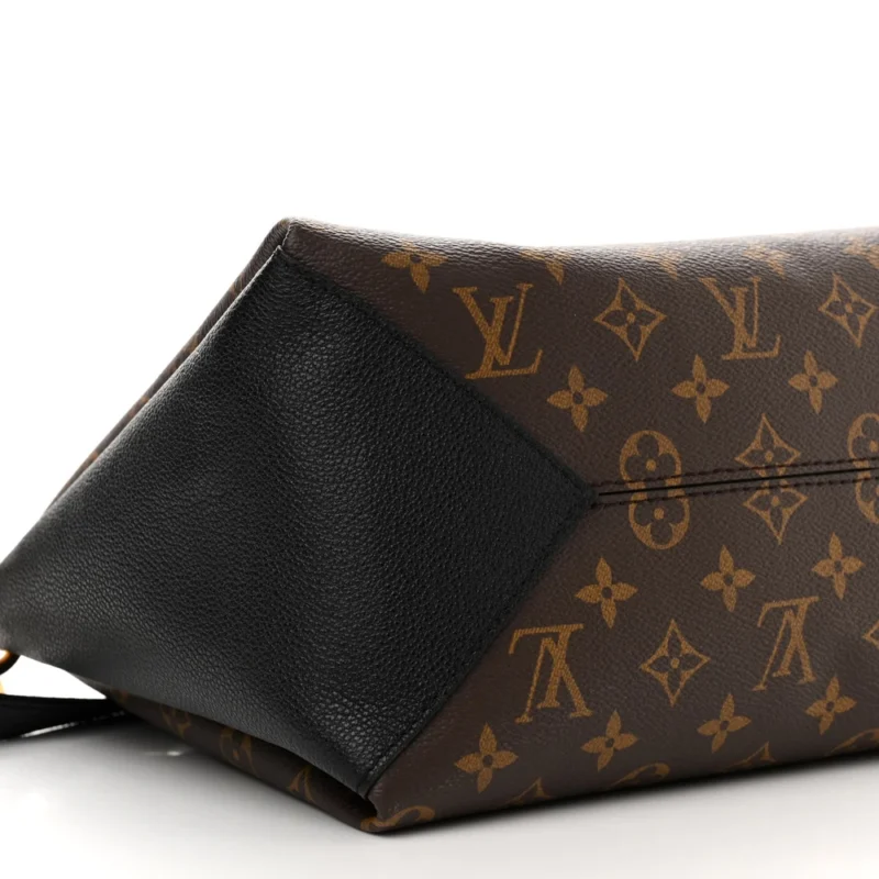 LOUIS VUITTON VENDOME MM BLACK MONOGRAM CANVAS GOLD HARDWARE - Image 4