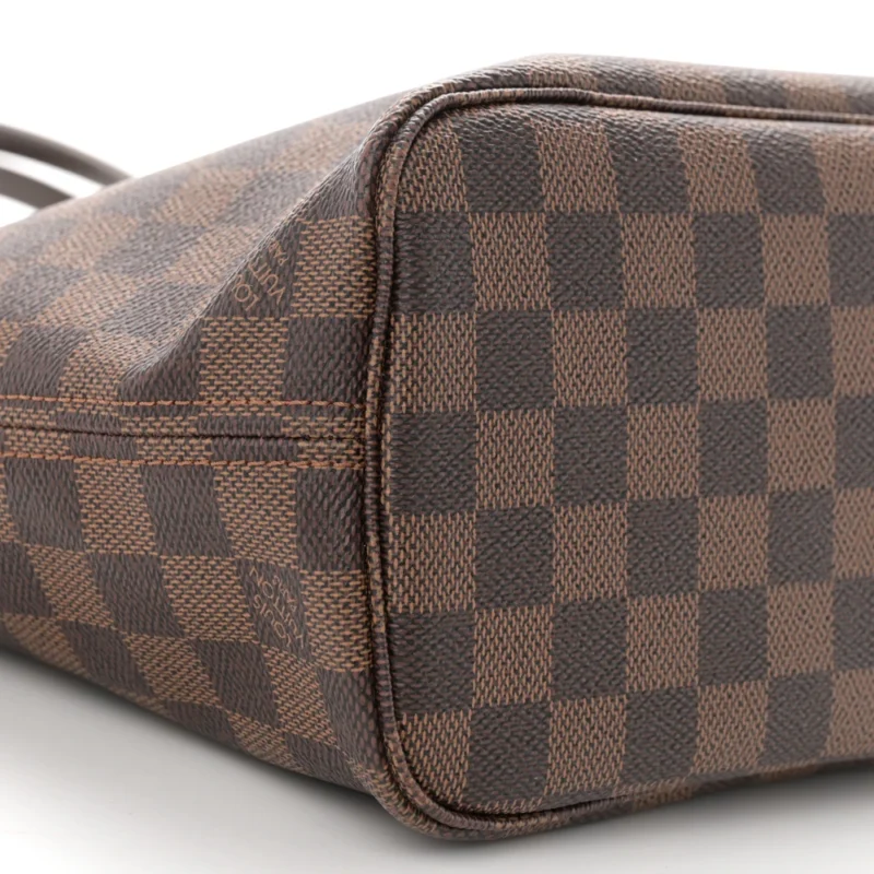 LOUIS VUITTON NEVERFULL PM DAMIER EBENE CANVAS CHERRY INTERIOR - Image 4