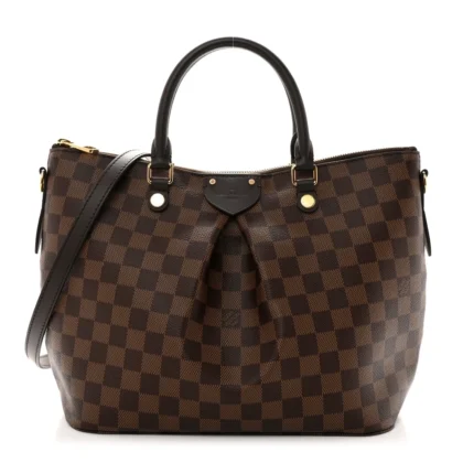 LOUIS VUITTON SIENA MM DAMIER EBENE CANVAS GOLD HARDWARE