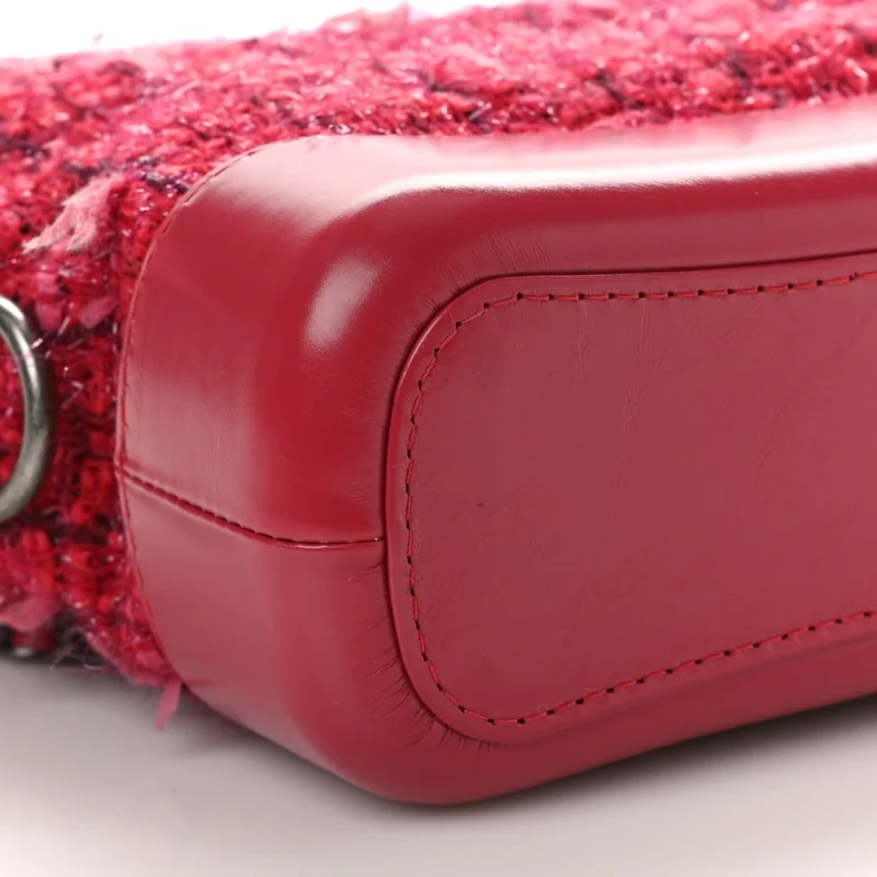 GRADE CHANEL GABRIELLE HOBO BAG | RED TWEED CALFSKIN - Image 4