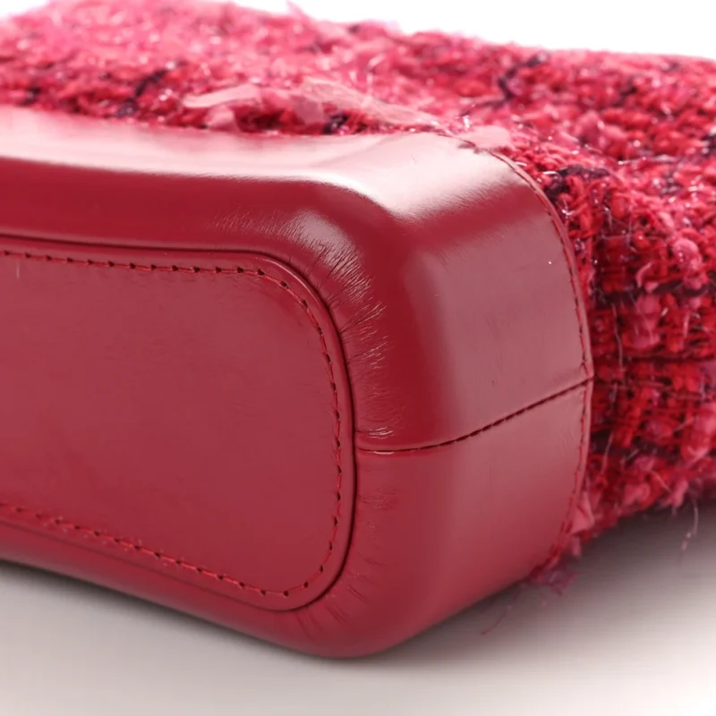 GRADE CHANEL GABRIELLE HOBO BAG | RED TWEED CALFSKIN - Image 5
