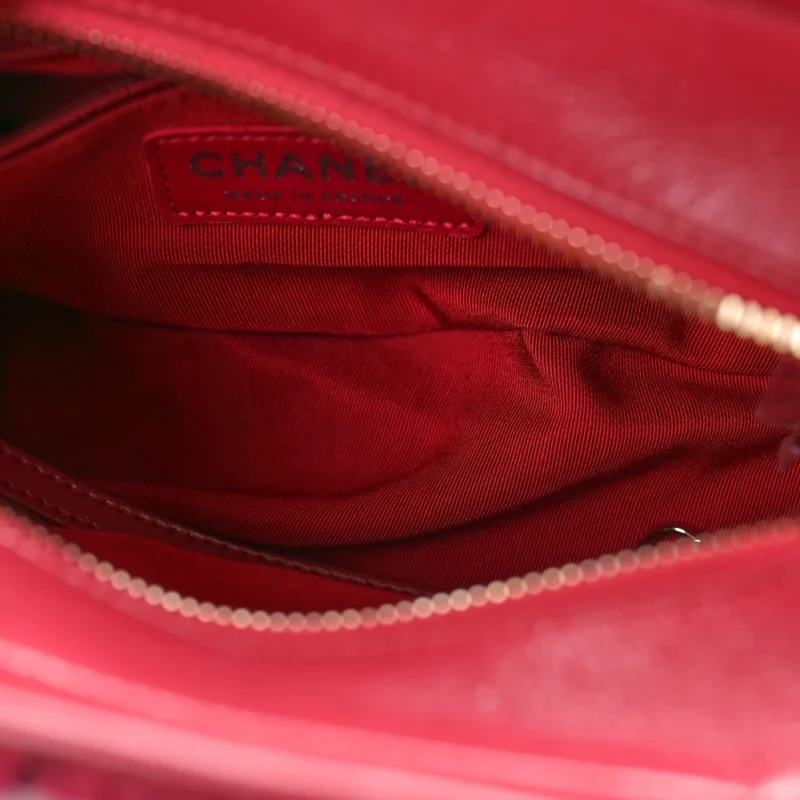 GRADE CHANEL GABRIELLE HOBO BAG | RED TWEED CALFSKIN - Image 7