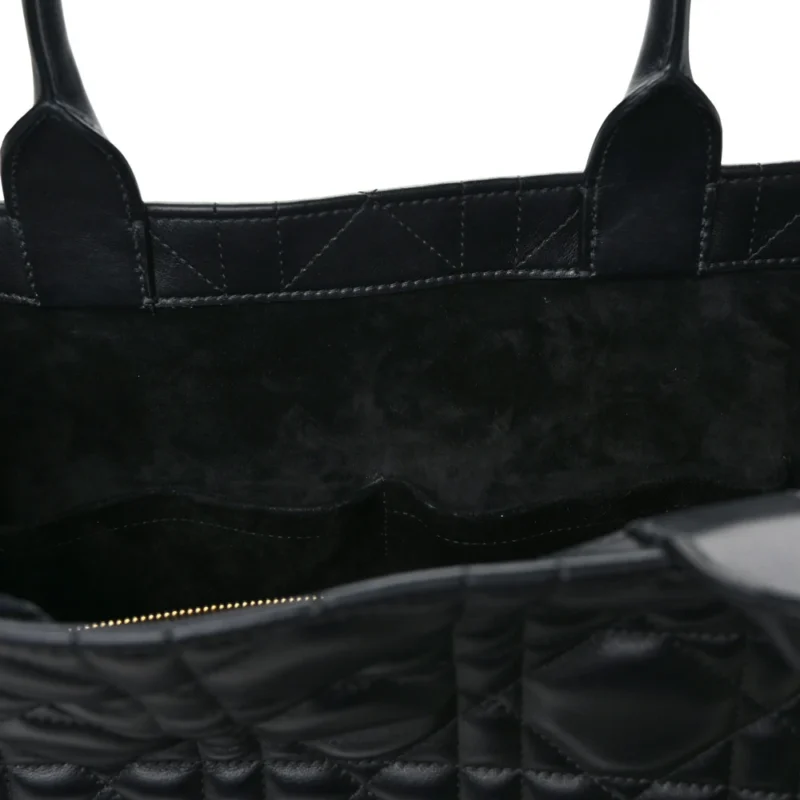DIOR MEDIUM BOOK TOTE BLACK MACROCANNAGE CALFSKIN LEATHER GOLD HARDWARE - Image 9