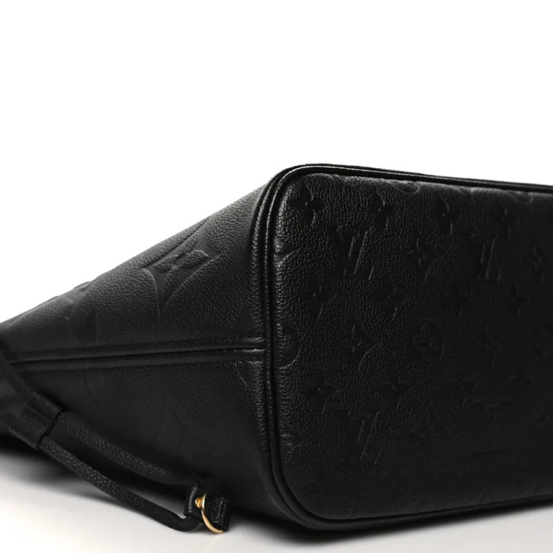 LOUIS VUITTON NEVERFULL MM BLACK GIANT MONOGRAM EMPREINTE LEATHER - Image 4