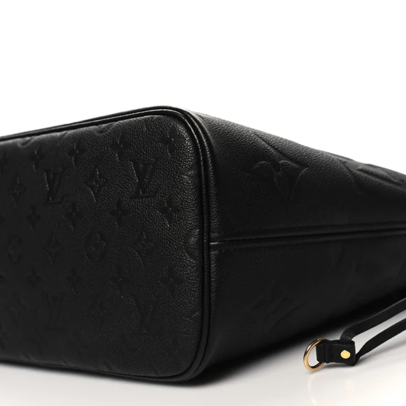 LOUIS VUITTON NEVERFULL MM BLACK GIANT MONOGRAM EMPREINTE LEATHER - Image 5