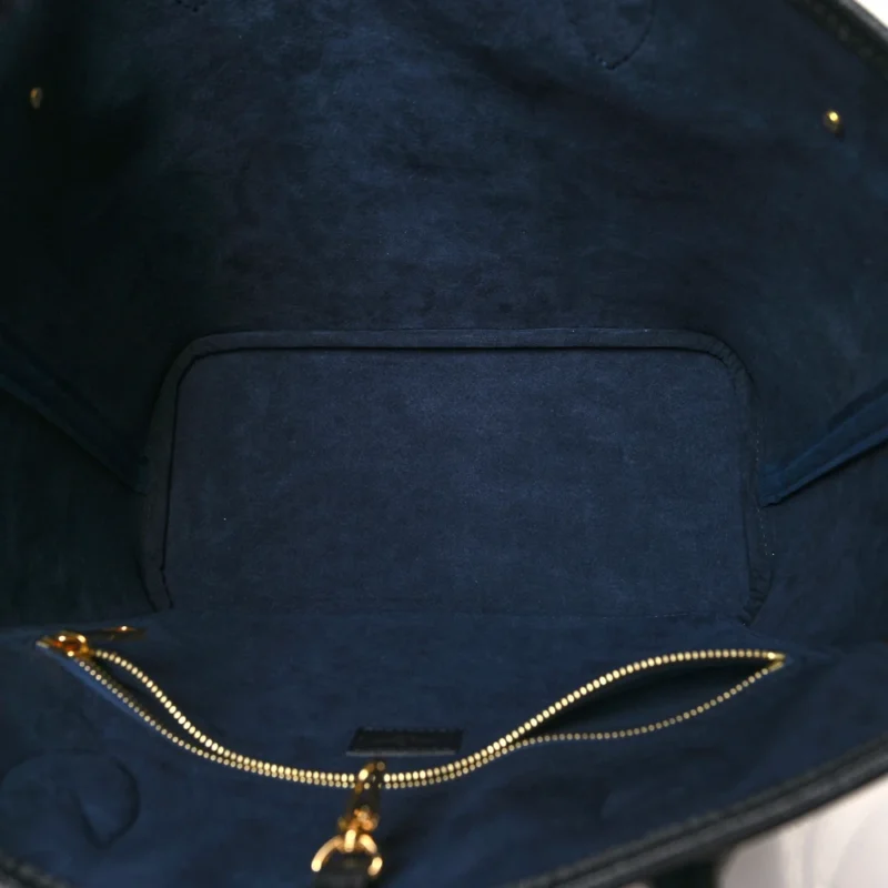 LOUIS VUITTON NEVERFULL MM BLACK GIANT MONOGRAM EMPREINTE LEATHER - Image 7