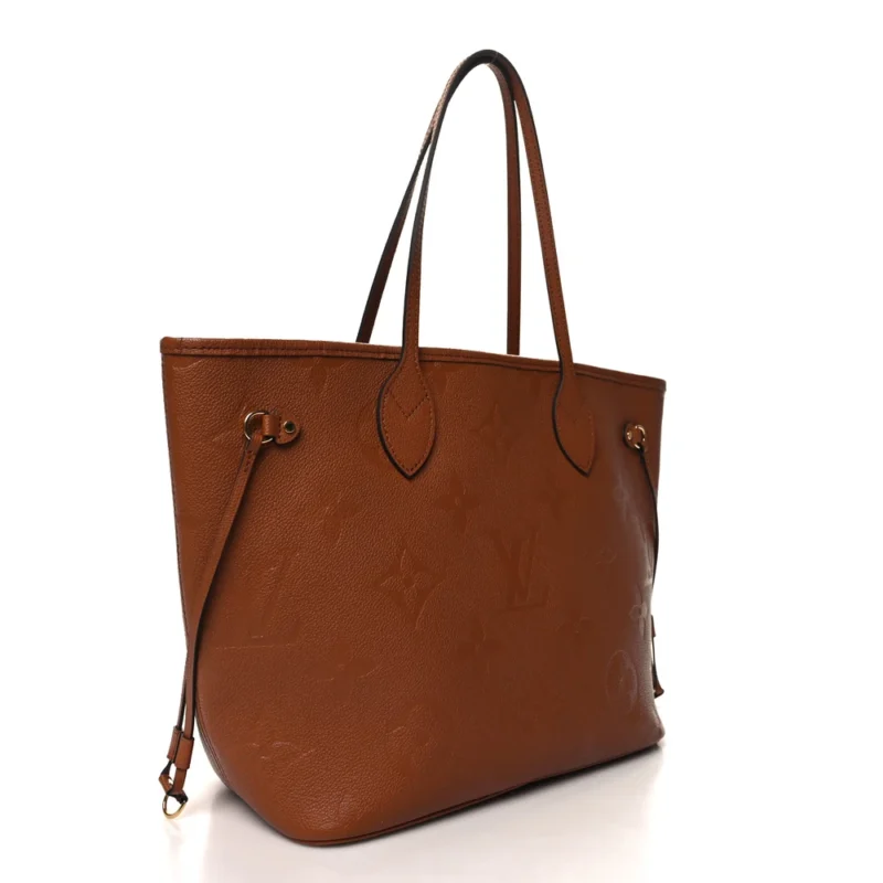 LOUIS VUITTON NEVERFULL MM COGNAC GIANT MONOGRAM EMPREINTE LEATHER - Image 2