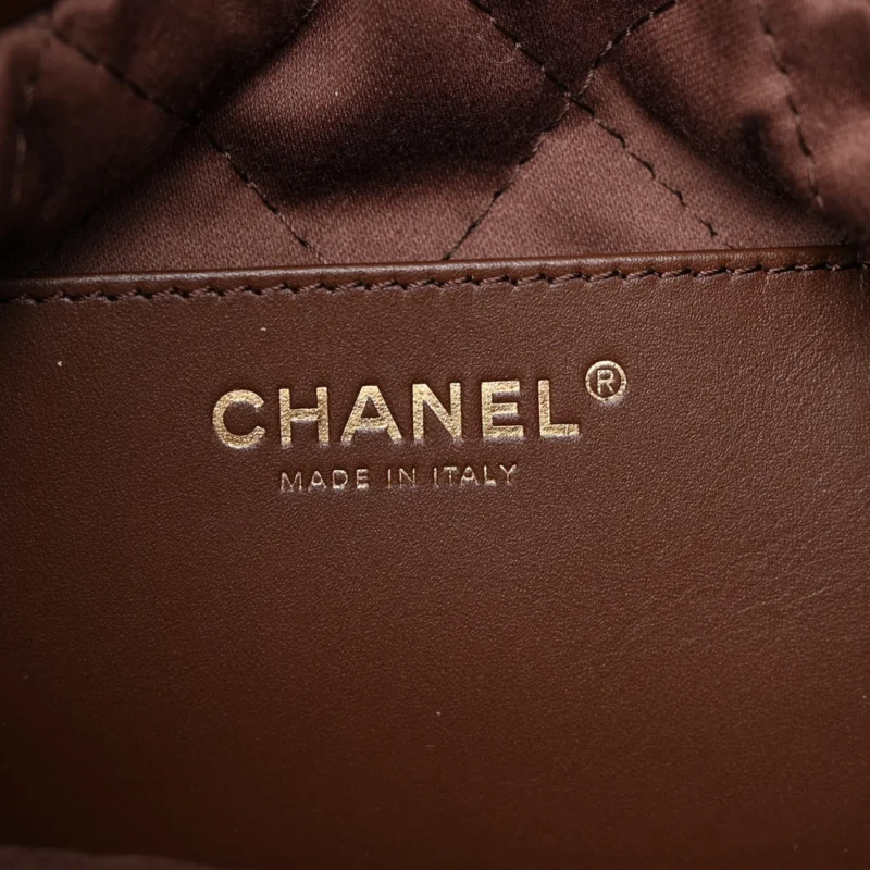 GRADE CHANEL 22 MINI BROWN BAG FOR WOMEN - Image 2