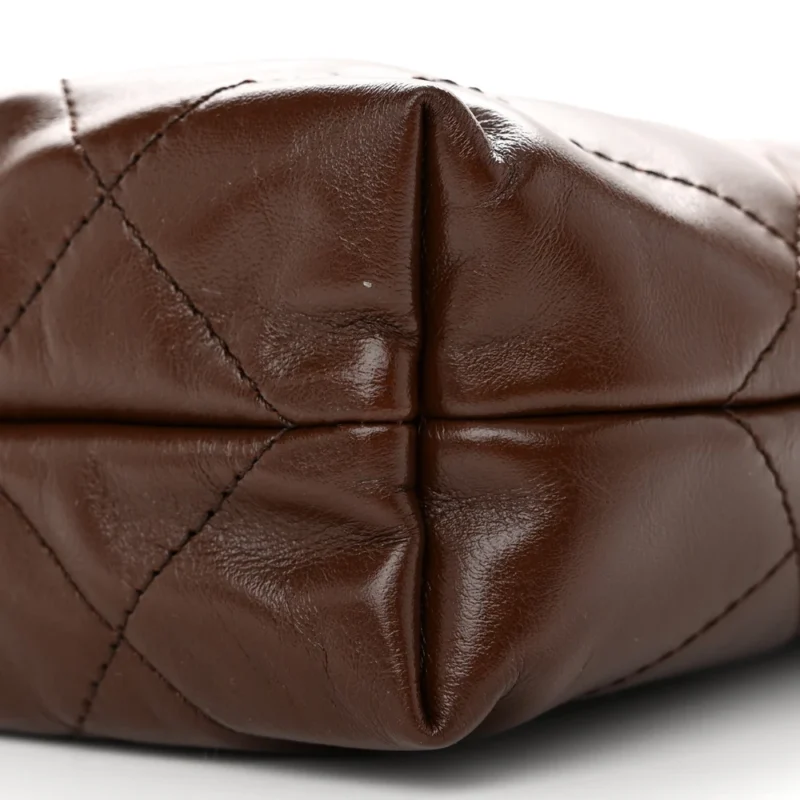GRADE CHANEL 22 MINI BROWN BAG FOR WOMEN - Image 5