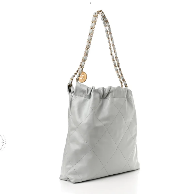 CHANEL 22 LIGHT BLUE BAG | DESIGNER QUALITY - Image 3