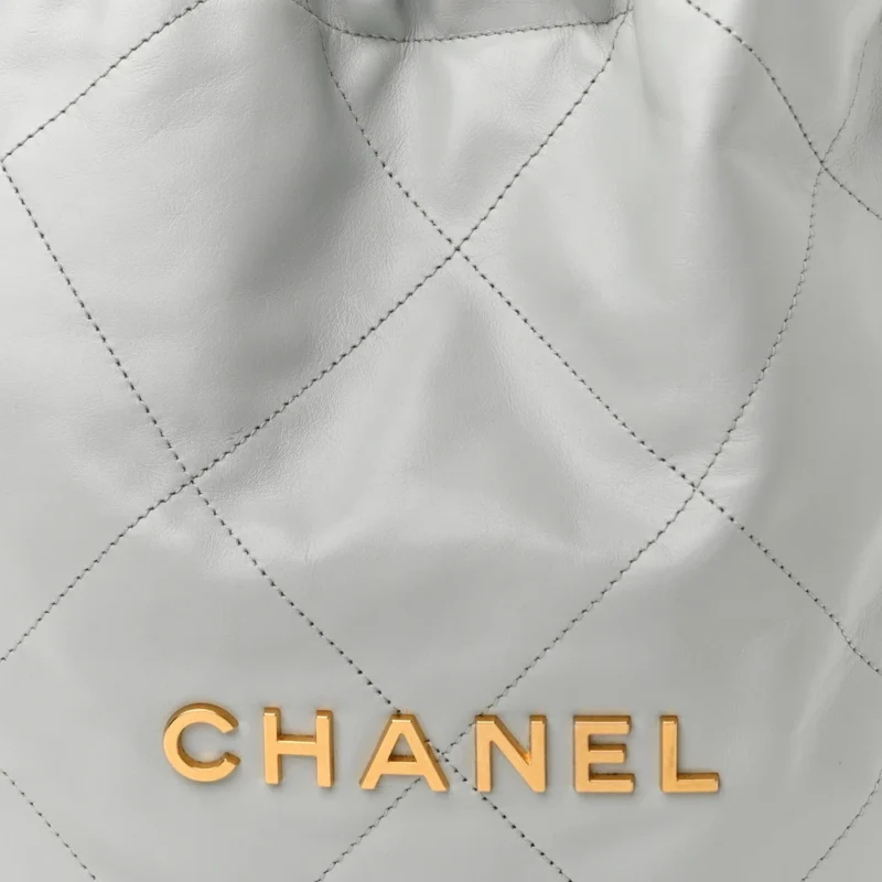 CHANEL 22 LIGHT BLUE BAG | DESIGNER QUALITY - Image 8