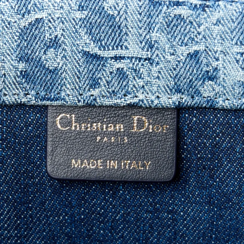 DIOR LARGE BOOK TOTE BLUE OBLIQUE DENIM - Image 2