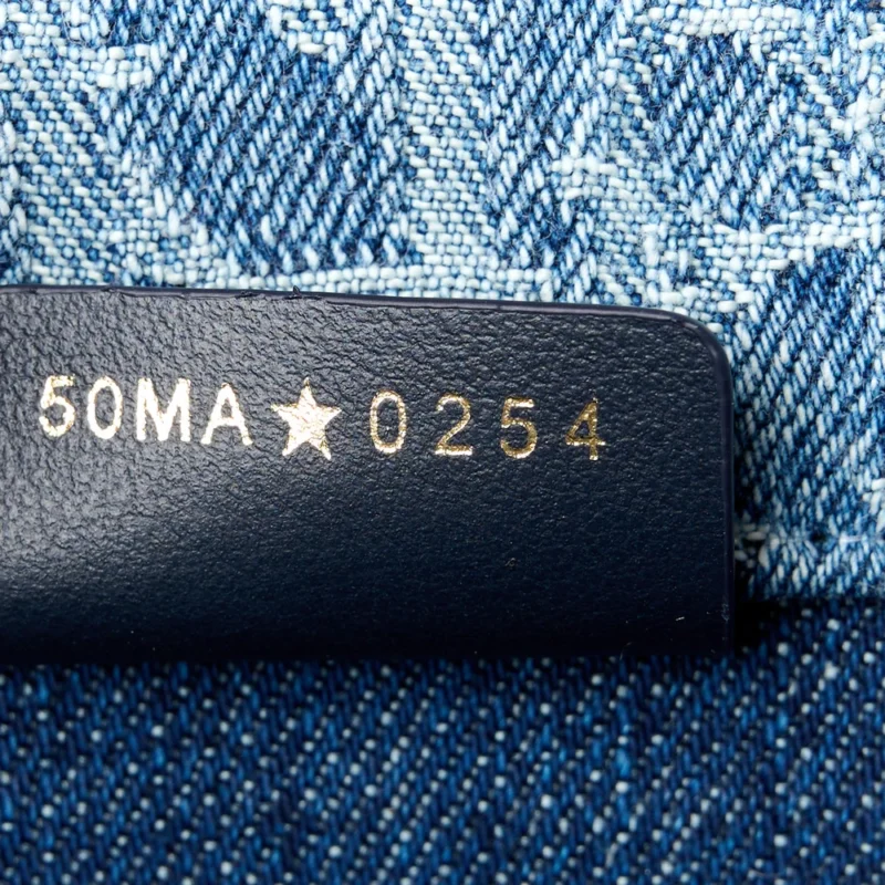 DIOR LARGE BOOK TOTE BLUE OBLIQUE DENIM - Image 9