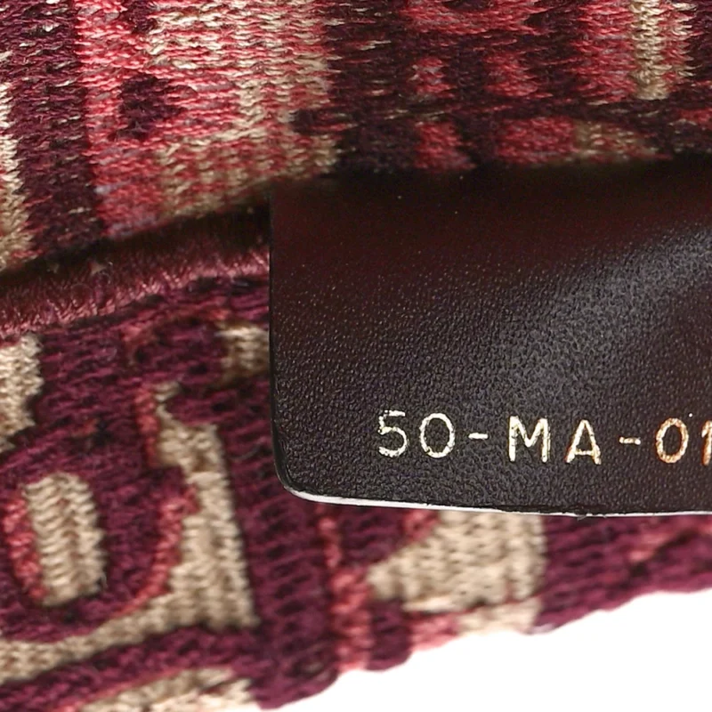 DIOR LARGE BOOK TOTE BURGUNDY MULTICOLOR OBLIQUE CANVAS - Image 14