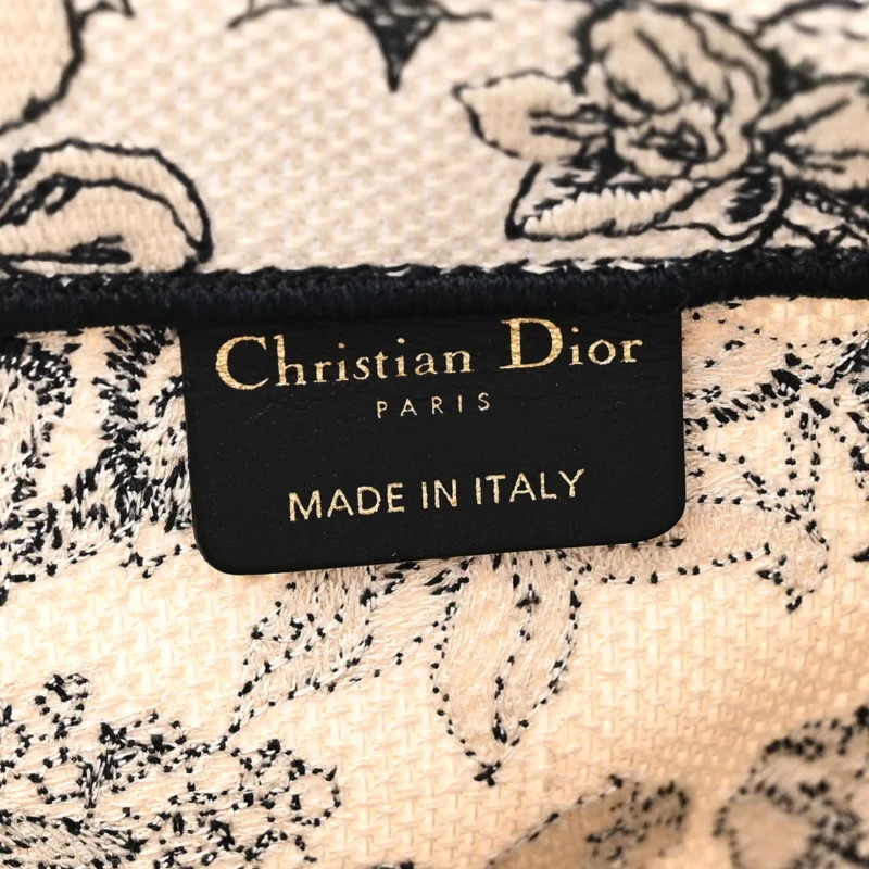 DIOR LARGE ZODIAC TOILE DE JOUY BOOK TOTE LATTE EMBROIDERED CANVAS - Image 2