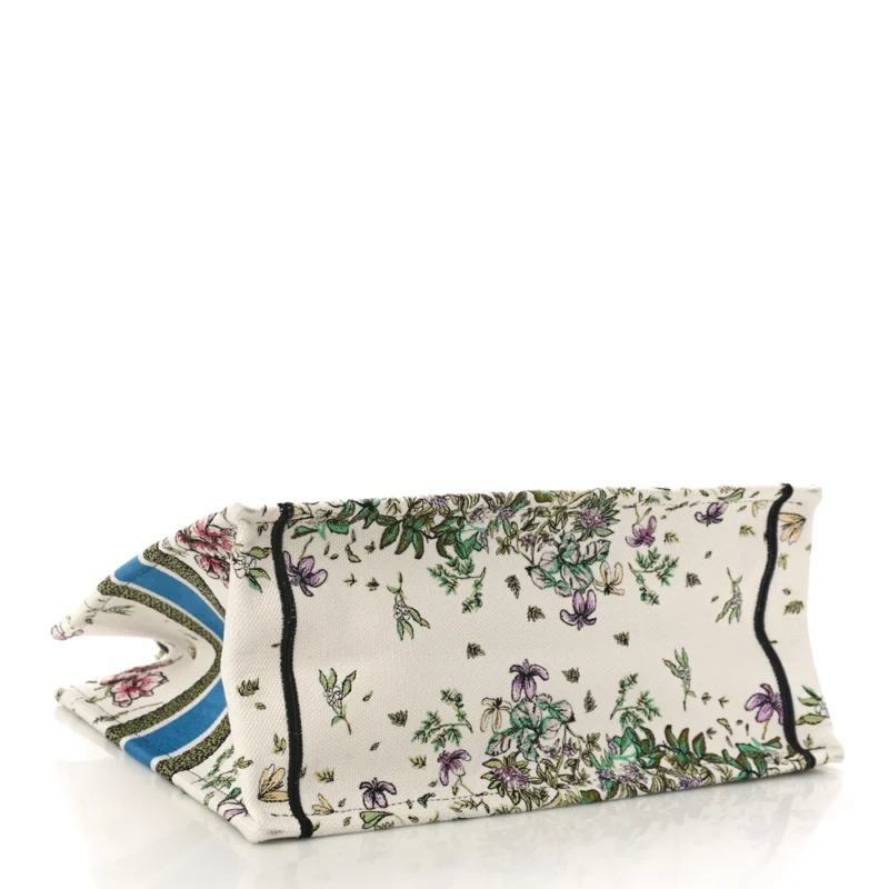 DIOR MEDIUM D-CONSTELLATION BOOK TOTE LATTE MULTICOLOR EMBROIDERED CANVAS - Image 6