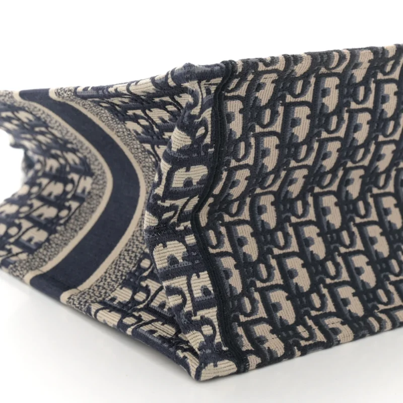 DIOR MEDIUM BOOK TOTE BLUE MULTICOLOR OBLIQUE CANVAS - Image 4