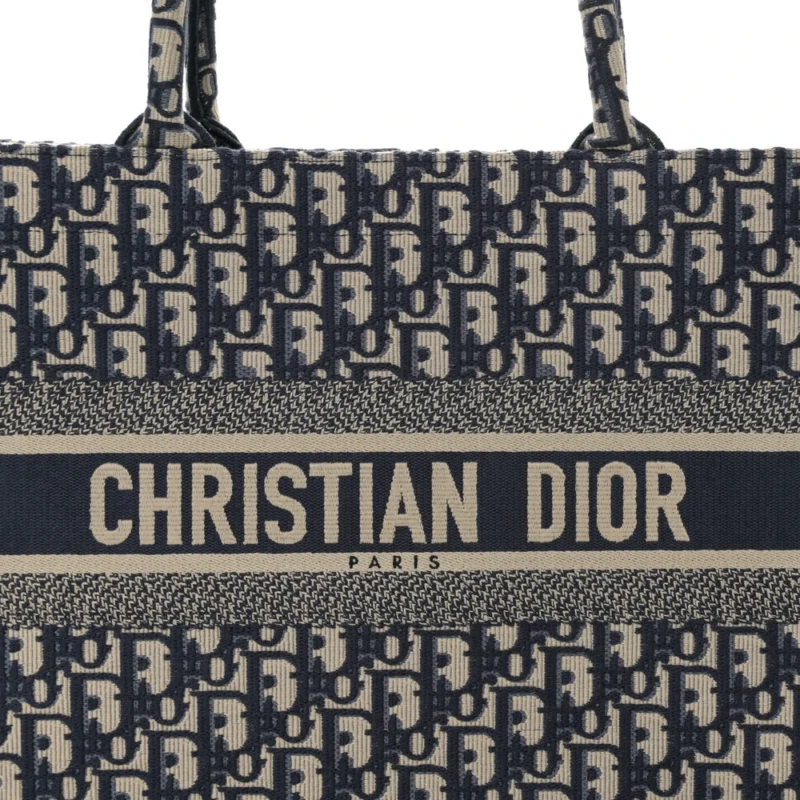 DIOR MEDIUM BOOK TOTE BLUE MULTICOLOR OBLIQUE CANVAS - Image 8
