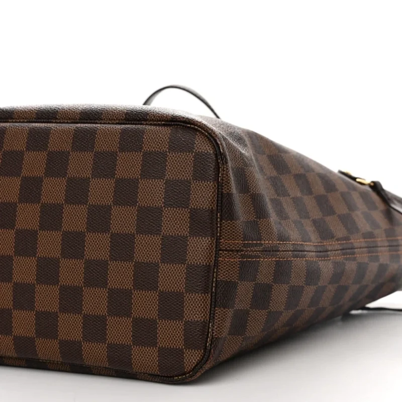 LOUIS VUITTON NEO NEVERFULL MM DAMIER EBENE CANVAS ROSE BALLERINE INTERIOR - Image 5