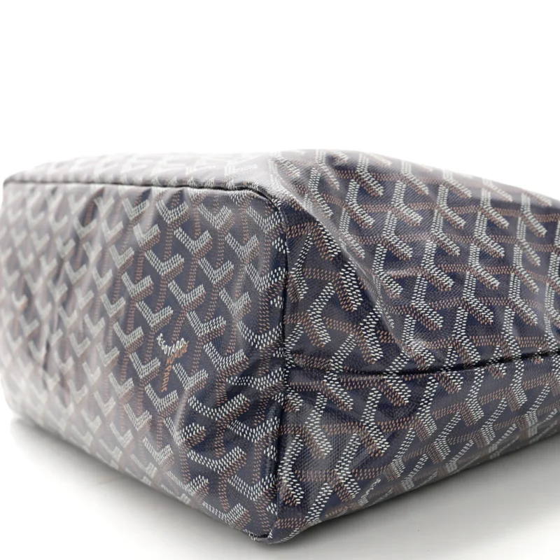 GOYARD BOHEME HOBO PM NAVY BLUE GOYARDINE CANVAS - Image 5