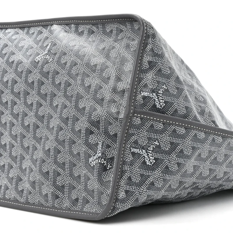 GOYARD REVERSIBLE ANJOU TOTE GM GREY GOYARDINE CANVAS - Image 4
