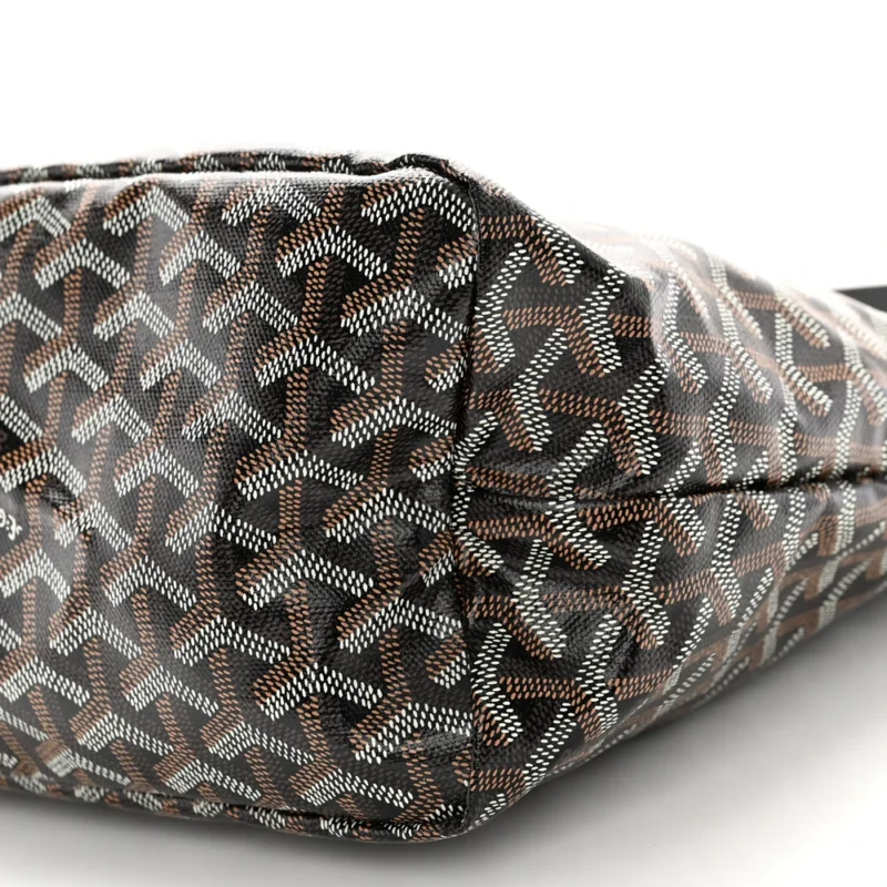GOYARD BOHEME HOBO PM BLACK GOYARDINE CANVAS - Image 5