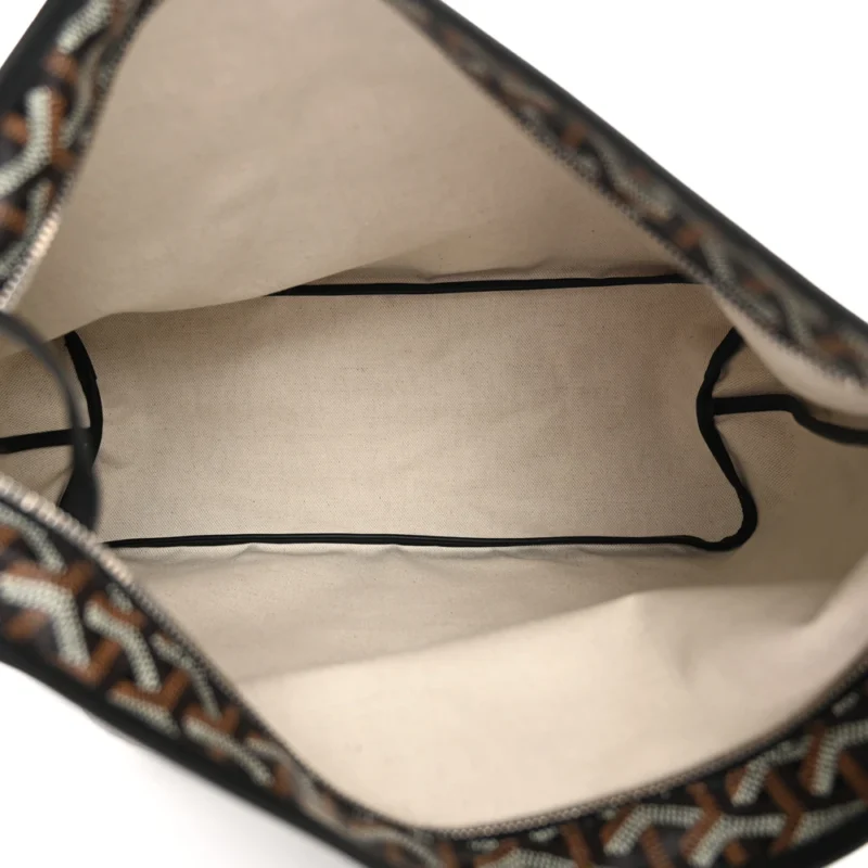 GOYARD BOHEME HOBO PM BLACK GOYARDINE CANVAS - Image 7