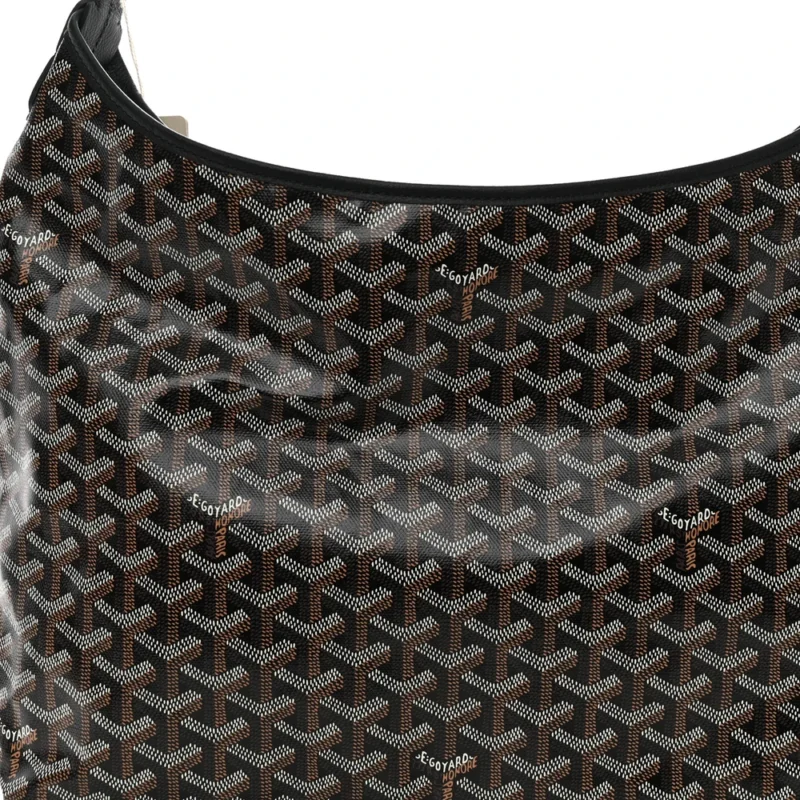 GOYARD BOHEME HOBO PM BLACK GOYARDINE CANVAS - Image 8
