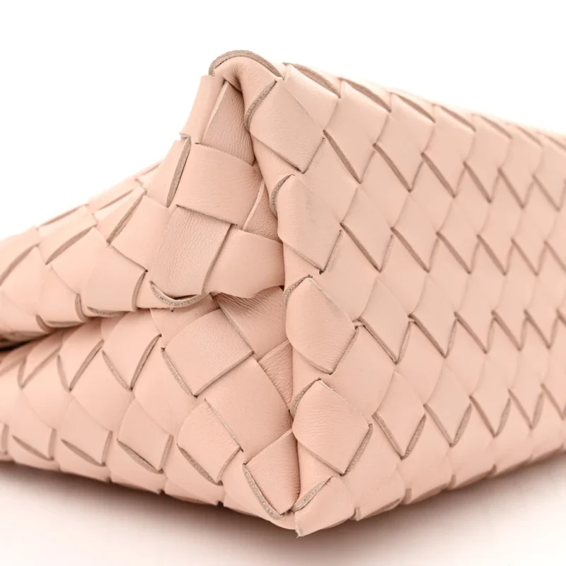 BOTTEGA VENETA SMALL INTRECCIATO ANDIAMO SHOULDER BAG NUDE NAPPA LEATHER - Image 4